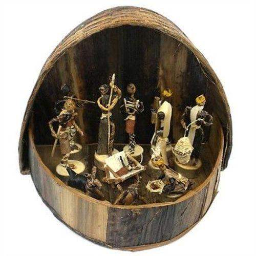 Banana Fiber Arched Nativity Set - Esther Kariuki - Esther Kariuki - Flyclothing LLC