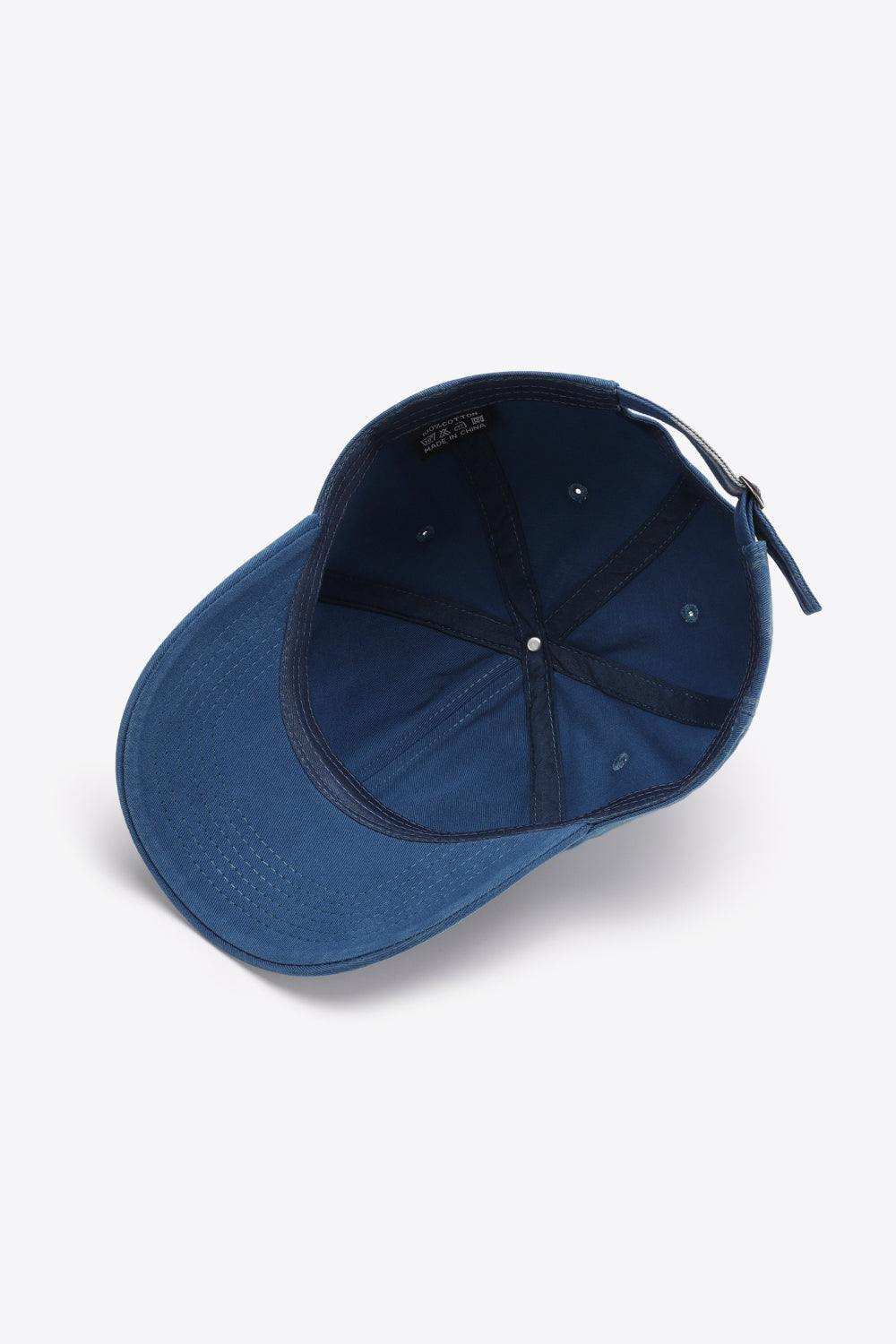 Distressed Adjustable Baseball Cap - Trendsi - Flyclothing LLC