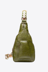 All The Feels PU Leather Sling Bag - Trendsi