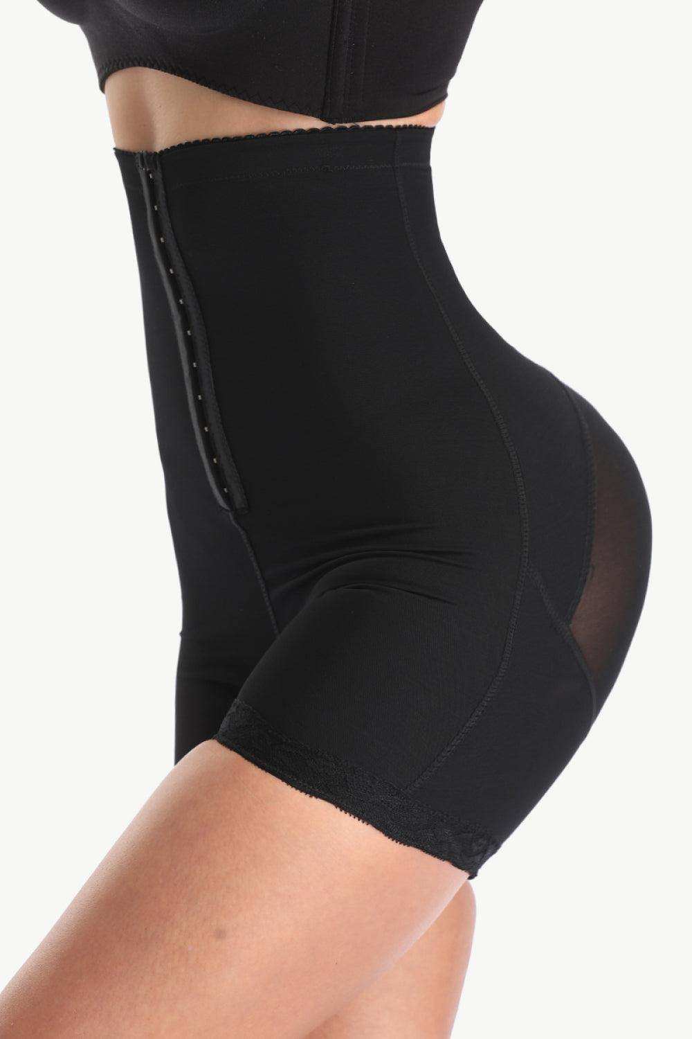 Full Size Hook-and-Eye Shaping Shorts - Trendsi - Flyclothing LLC