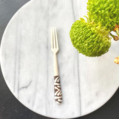 Long Batik Bone Appetizer Forks, Set of 2 - Jedando