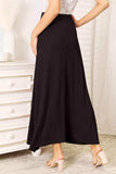 Double Take Full Size Soft Rayon Drawstring Waist Maxi Skirt Rayon - Trendsi - Flyclothing LLC