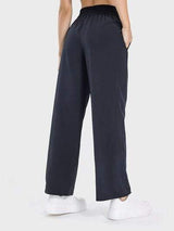 Drawstring Pocketed Active Pants - Trendsi - Flyclothing LLC