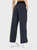 Drawstring Pocketed Active Pants - Trendsi