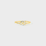 Number 8 Heart 925 Sterling Silver Ring - Trendsi