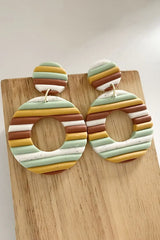 Round Shape Dangle Earrings - Trendsi - Flyclothing LLC