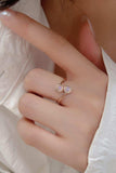 High Quality Natural Moonstone 925 Sterling Silver Toi Et Moi Ring - Trendsi - Flyclothing LLC