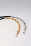 Half Alloy Chain Elastic Belt - Trendsi - Flyclothing LLC