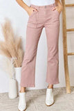 RISEN Full Size High Rise Ankle Flare Jeans - Trendsi - Flyclothing LLC
