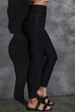 High-Rise Wide Waistband Joggers - Trendsi