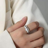18K Gold-Plated Open Ring - Trendsi - Flyclothing LLC