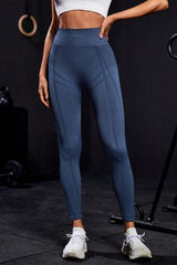 Wide Waistband High Waist Active Leggings - Flyclothing LLC