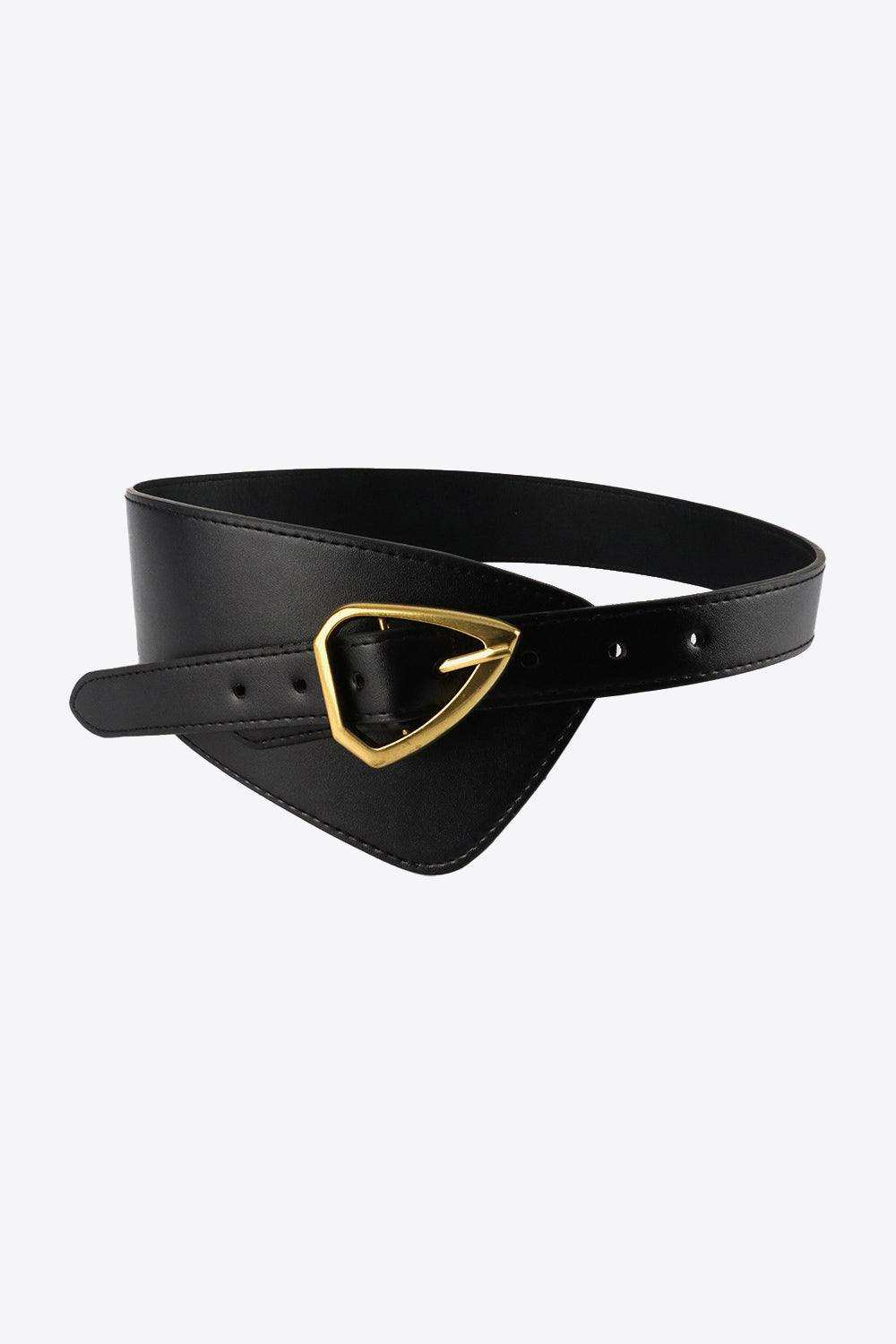 Irregular PU Leather Belt - Trendsi - Flyclothing LLC