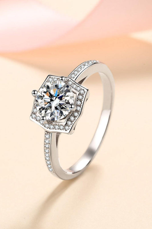 Embrace The Joy 1 Carat Moissanite Ring - Trendsi