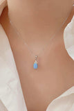 Find Your Center Opal Pendant Necklace - Trendsi - Flyclothing LLC