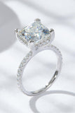5.52 Carat Moissanite Side Stone Ring - Trendsi