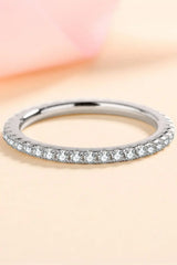 Curious Time 925 Sterling Silver Moissanite Ring - Trendsi - Flyclothing LLC