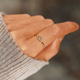 Number 8 Heart 925 Sterling Silver Ring - Trendsi