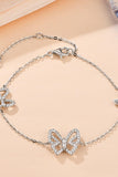 Moissanite Butterfly Shape Bracelet - Trendsi