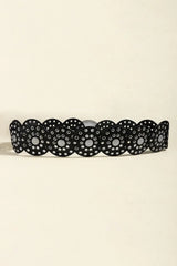 Vintage PU Leather Wide Belt - Trendsi - Flyclothing LLC