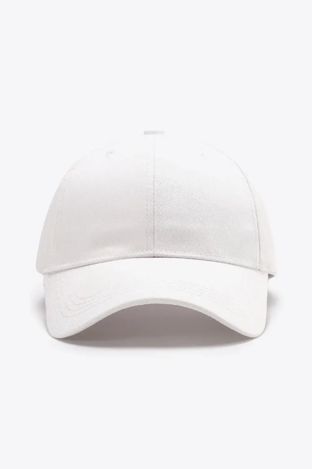 Plain Adjustable Cotton Baseball Cap - Trendsi - Flyclothing LLC