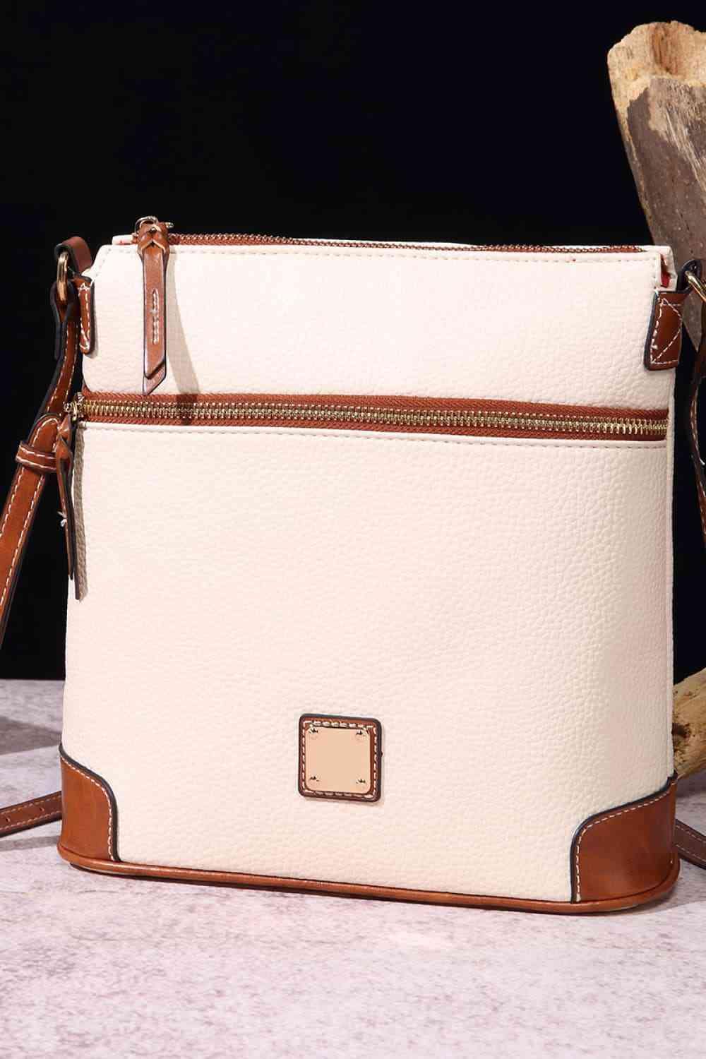 PU Leather Crossbody Bag - Trendsi