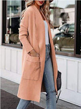 Open Front Dropped Shoulder Outerwear - Trendsi - Flyclothing LLC