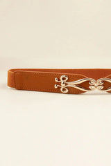 Alloy Buckle Elastic Belt - Trendsi - Flyclothing LLC