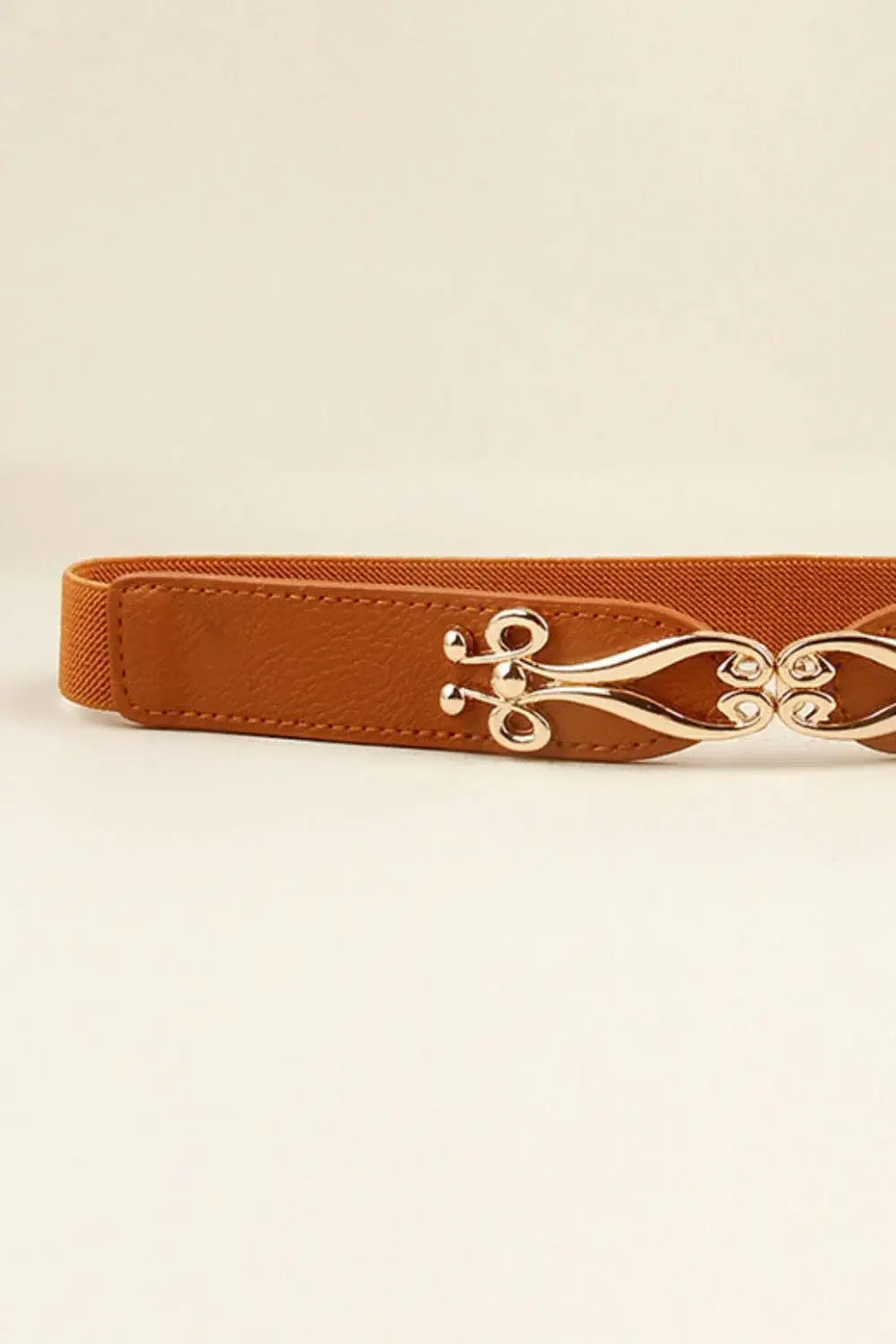 Alloy Buckle Elastic Belt - Trendsi - Flyclothing LLC