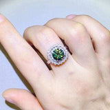 2 Carat Moissanite 925 Sterling Silver Ring - Trendsi - Flyclothing LLC