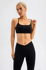 Crisscross Spaghetti Strap Active Cami - Trendsi - Flyclothing LLC