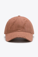 Distressed Adjustable Baseball Cap - Trendsi - Flyclothing LLC