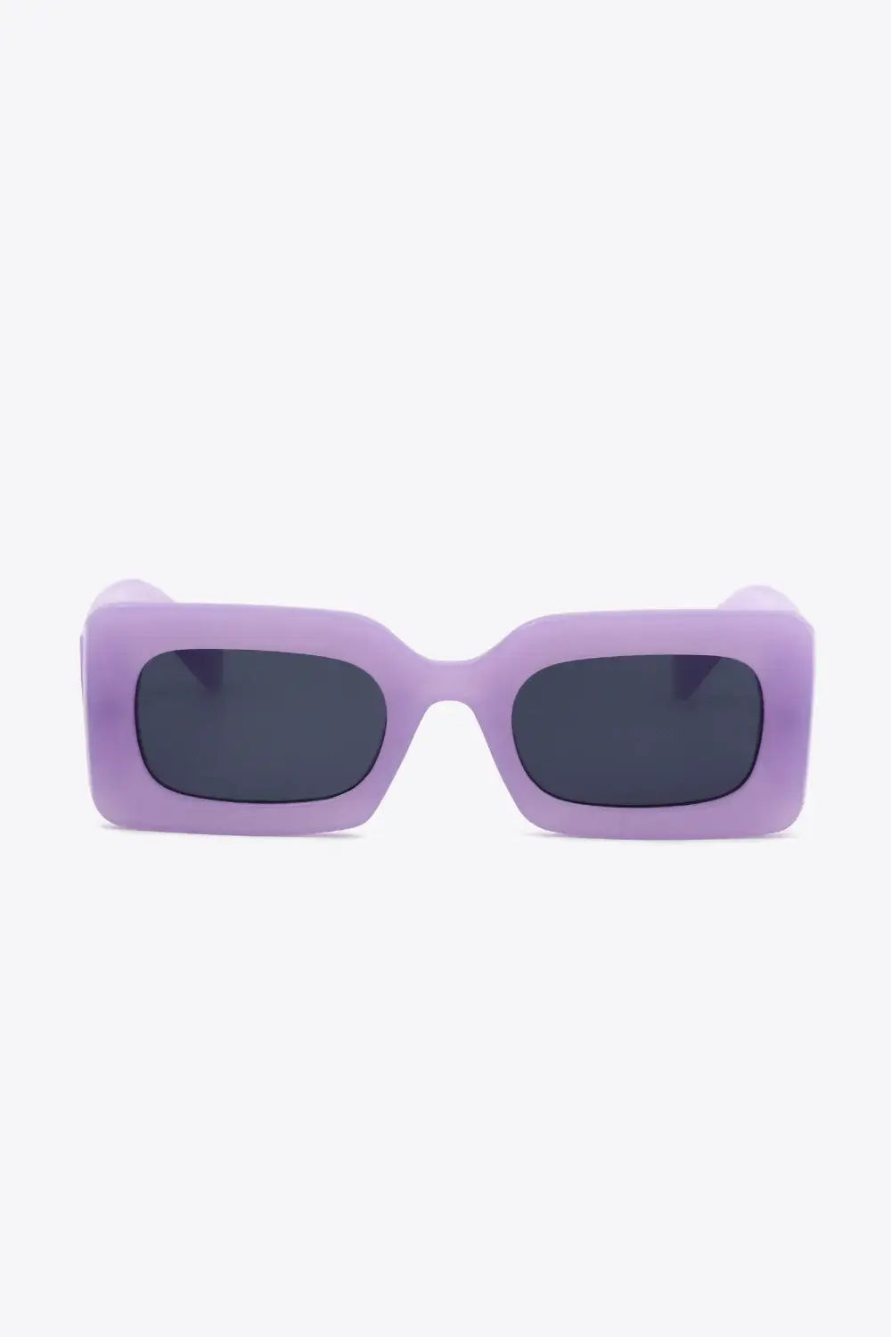 Polycarbonate Frame Rectangle Sunglasses - Trendsi - Flyclothing LLC