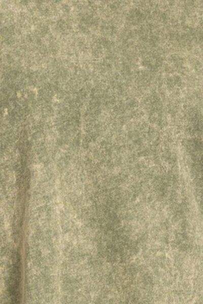 Zenana Heathered Round Neck Short Sleeve Blouse - Trendsi - Flyclothing LLC