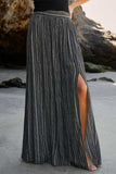 Slit Wide Leg Pants - Trendsi - Flyclothing LLC