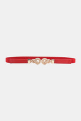 Zinc Alloy Buckle PU Leather Belt - Trendsi - Flyclothing LLC