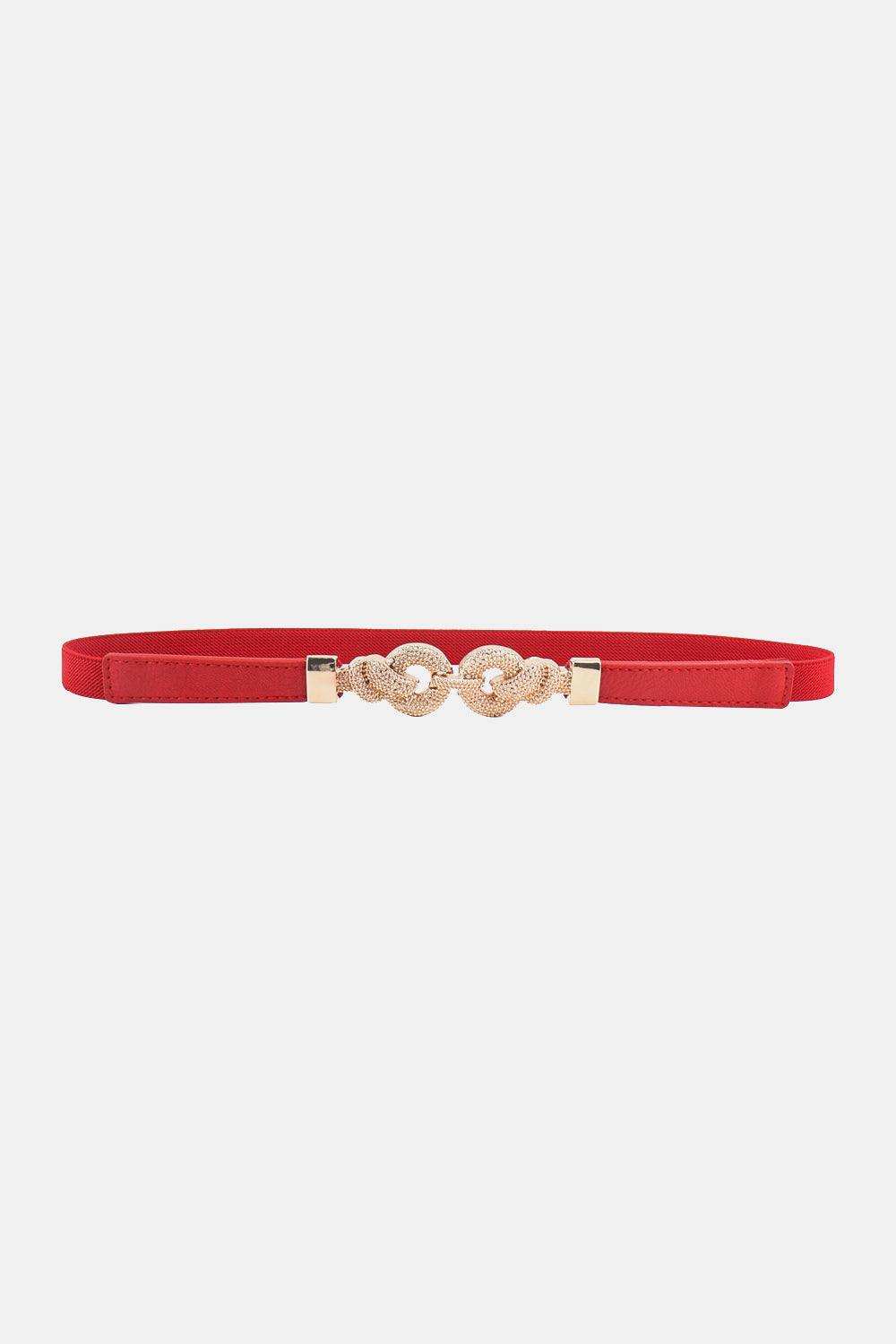 Zinc Alloy Buckle PU Leather Belt - Trendsi - Flyclothing LLC