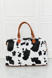 Animal Print Plush Weekender Bag - Trendsi