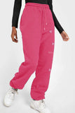 Simply Love Full Size Drawstring BUTTERFLY Graphic Long Sweatpants - Trendsi