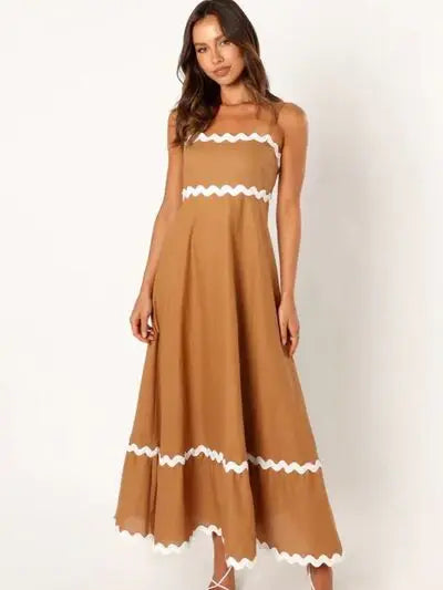 Spaghetti Strap Maxi Dress - Trendsi - Flyclothing LLC