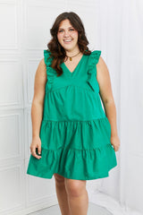 Hailey & Co Play Date Full Size Ruffle Dress - Trendsi