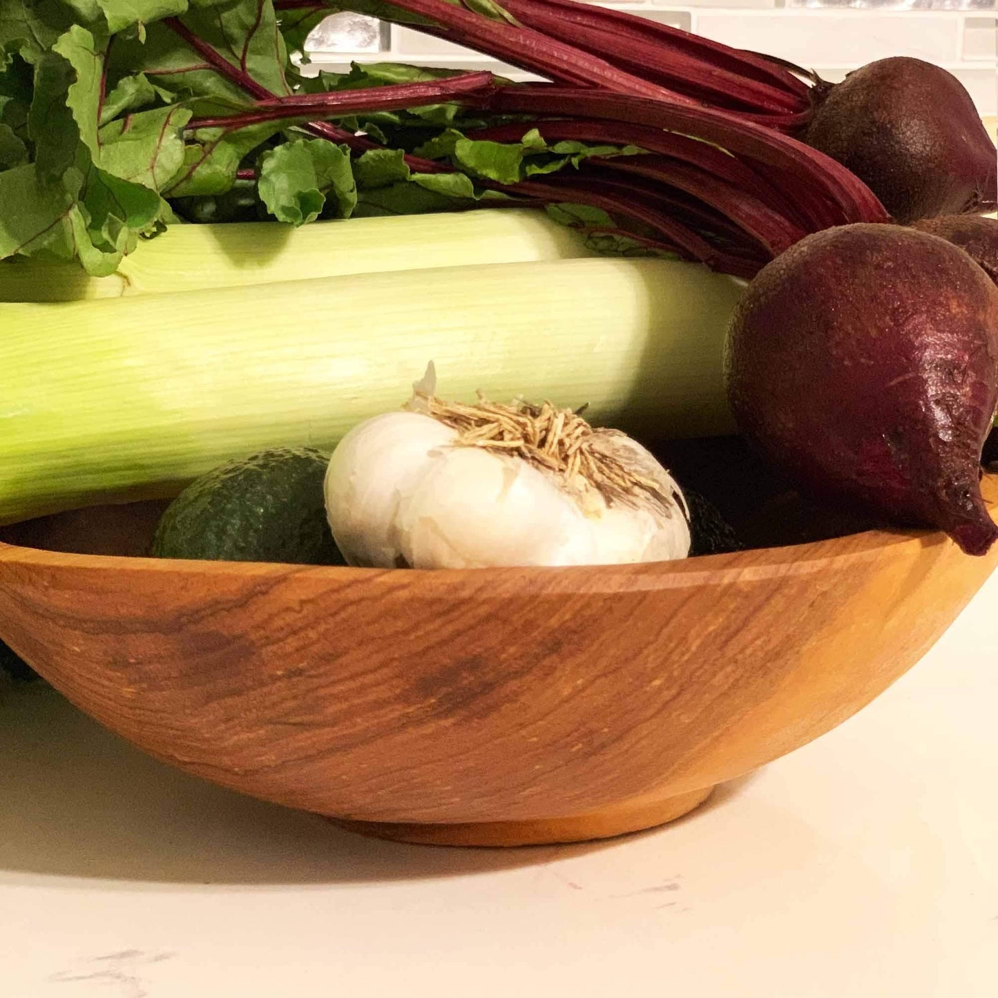 9-Inch Handcarved Olive Wood Bowl - Jedando Handicrafts - Jedando Handicrafts - Flyclothing LLC