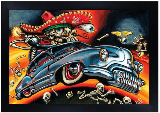 Bigtoe Calavera Custom 12 x 18 Art Print - Bigtoe
