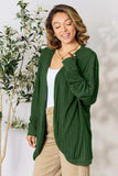 Basic Bae Full Size Ribbed Cocoon Cardigan - Trendsi - Flyclothing LLC