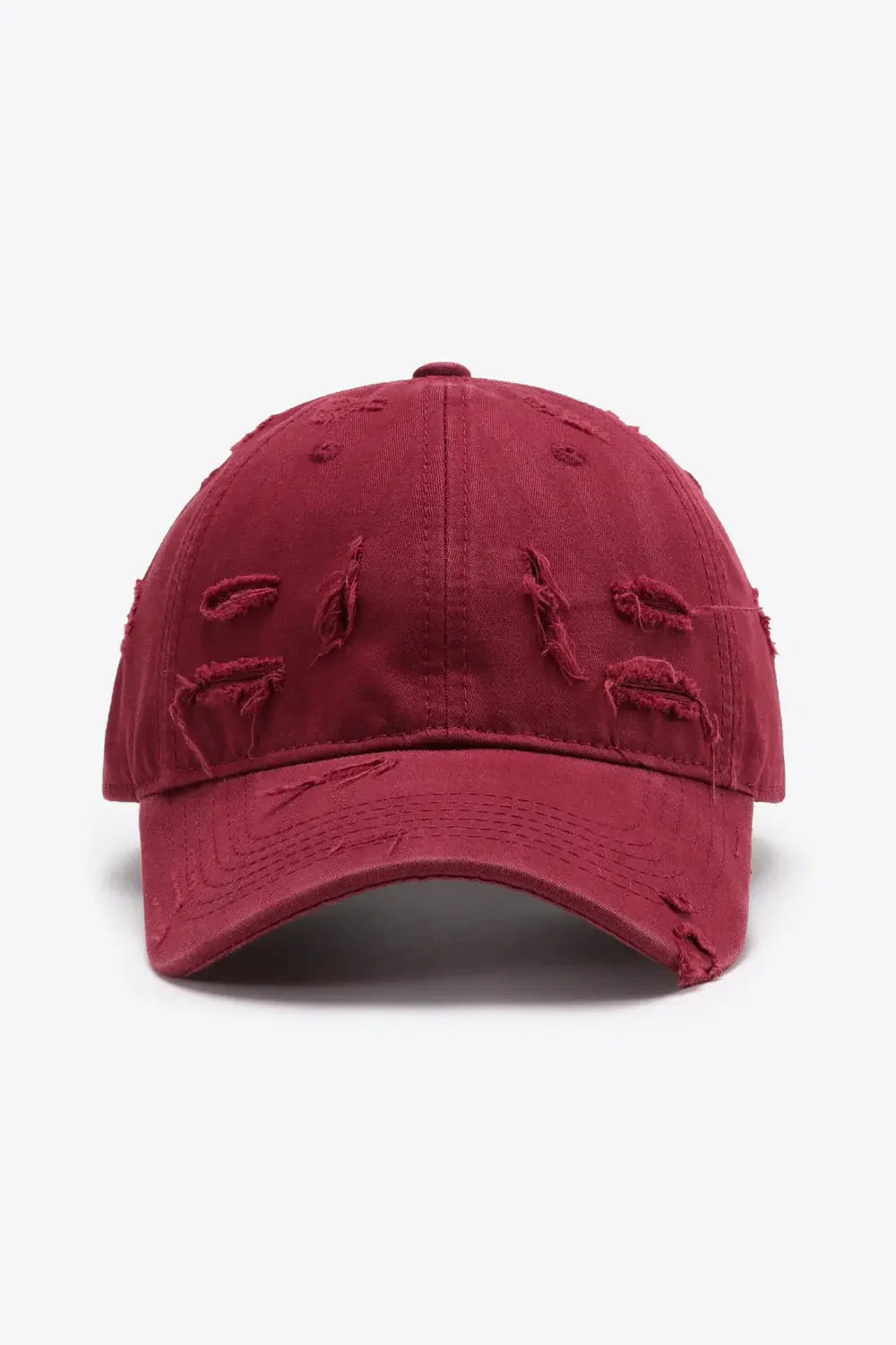 Distressed Adjustable Baseball Cap - Trendsi - Flyclothing LLC