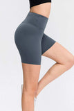 Wide Waistband Sports Shorts - Trendsi - Flyclothing LLC