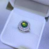 2 Carat Moissanite 925 Sterling Silver Ring - Trendsi