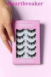 SO PINK BEAUTY Mink Eyelashes 5 Pairs - Trendsi - Flyclothing LLC