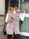 Full Size Button Down Collared Neck Vest - Trendsi - Flyclothing LLC