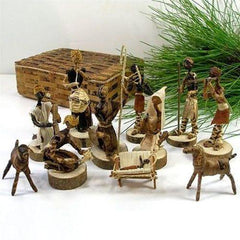 Banana Fiber Nativity Set - Esther Kariuki - Flyclothing LLC